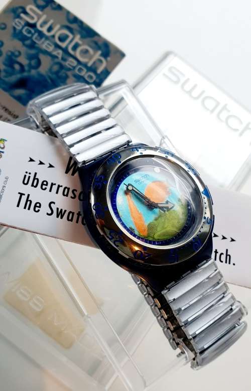 VINTAGE SWATCH SCUBA - STUNNING 90`s - HIGHLY COLLECTIBLE - BRAND NEW IN BOX